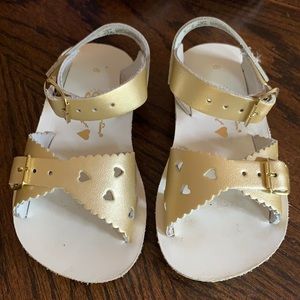 Gold Sun-San Sweetheart Sandals